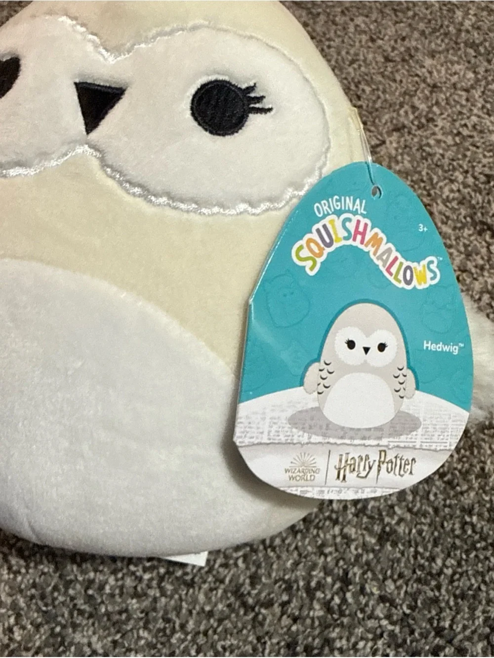 Jazwares Plush Wizarding World Hedwig Owl Squishmallows 6.5